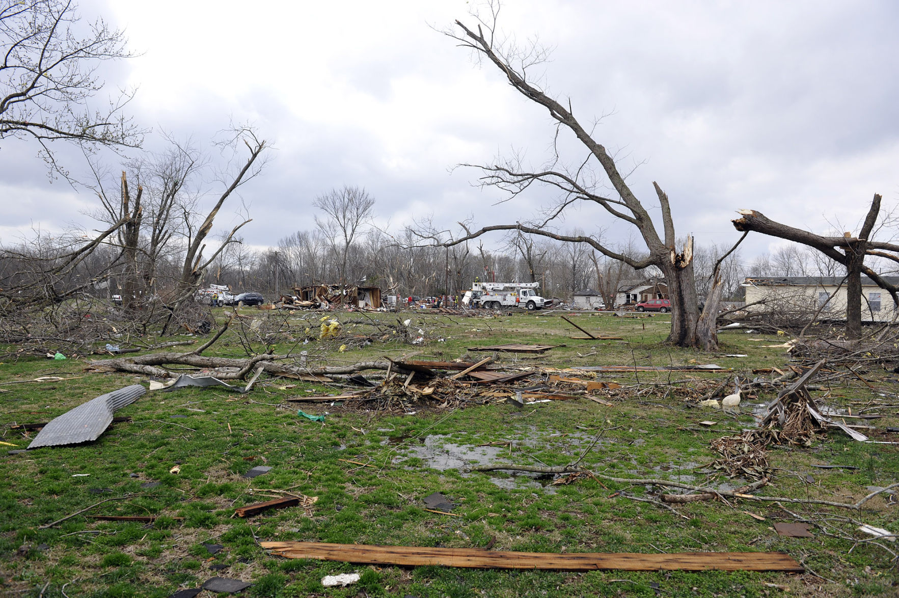 Elkville tornado damage